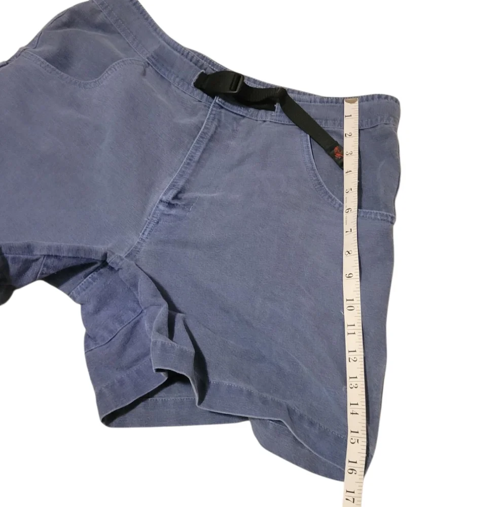 Vintage Gramicci Women's Blue Shorts with Built-In Belt